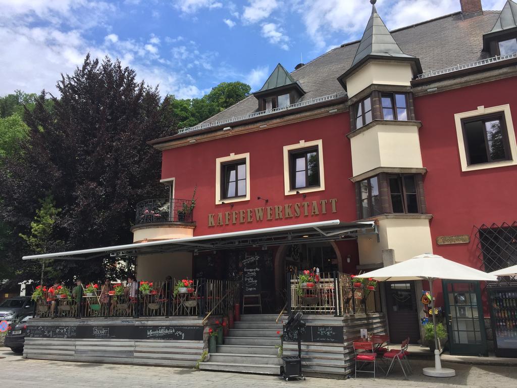 Ferienwohnung Kaffeewerkstatt Saint Wolfgang Buitenkant foto